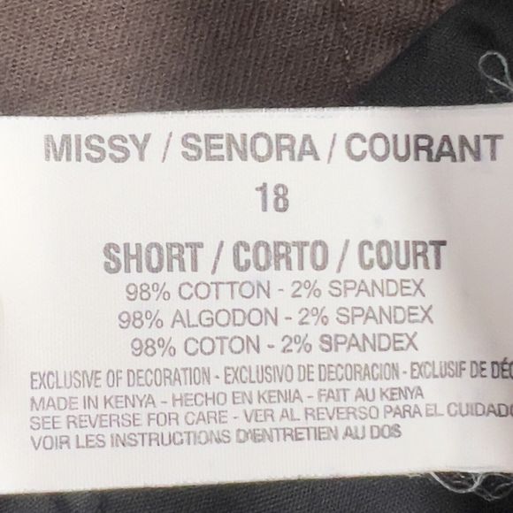 Gloria Vanderbilt Amanda Jeans Womens 18W‎ Brown Denim Pants Casual Work Pockets - Picture 10 of 16